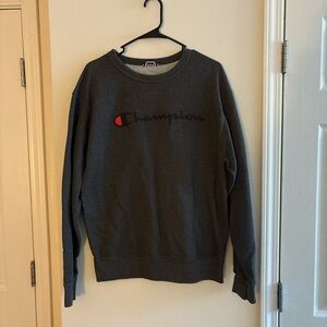 Champion Dark Gray Athletic Sweatshirt